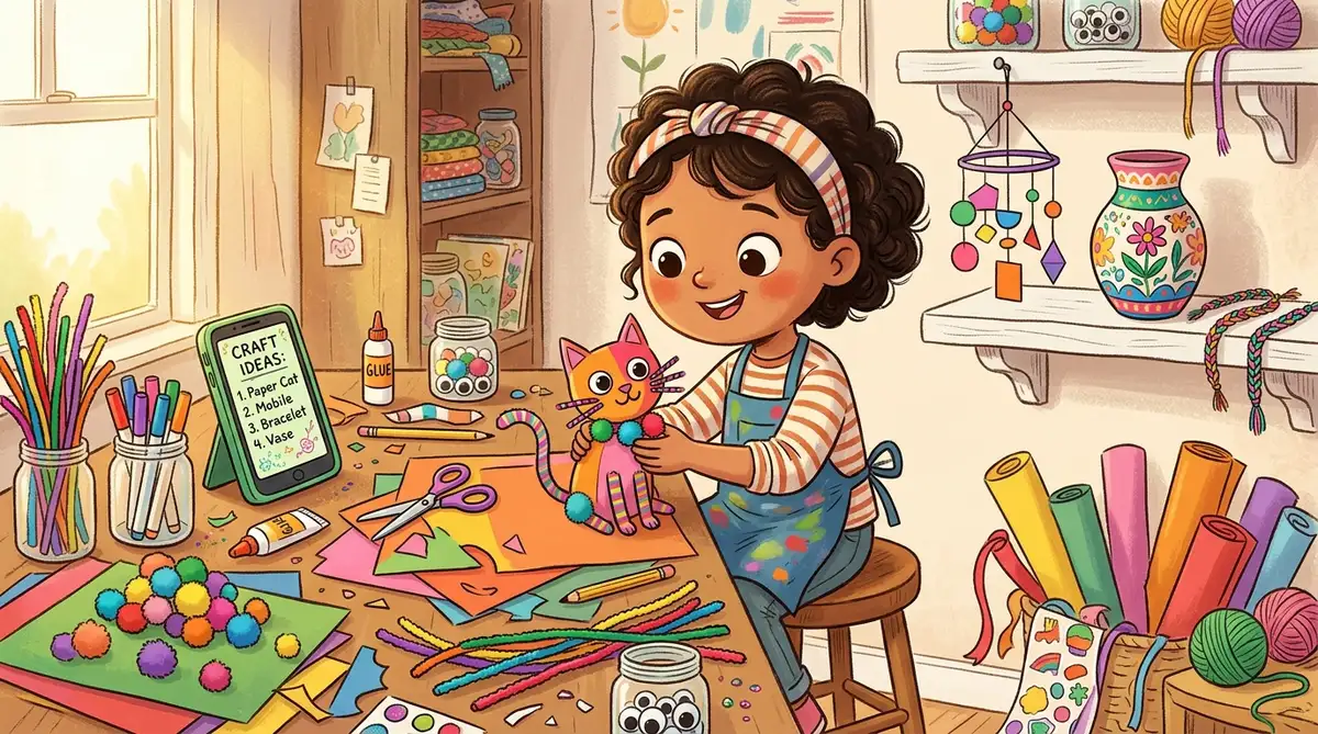 AI Craft Projects for Kids: When Your 7-Year-Old Runs Out of Ideas (But You Haven't)